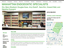 Tablet Screenshot of manhattanendodonticspecialists.com